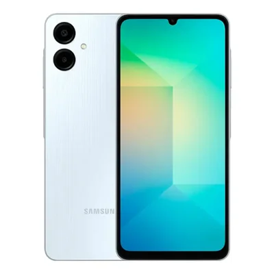 Smartphone Samsung Galaxy A06 128GB - Branco, 4g, Ram 4gb, Câmera 50mp + Selfie 8mp, Tela 6,7"