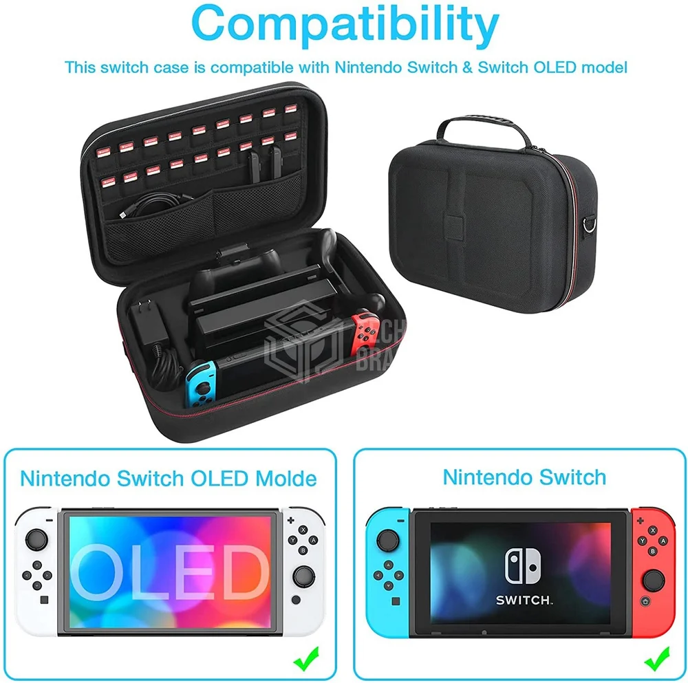 Imagem 4 de 5 do produto Bolsa Para Transporte Maleta Case Capa Para Nintendo Switch Preta