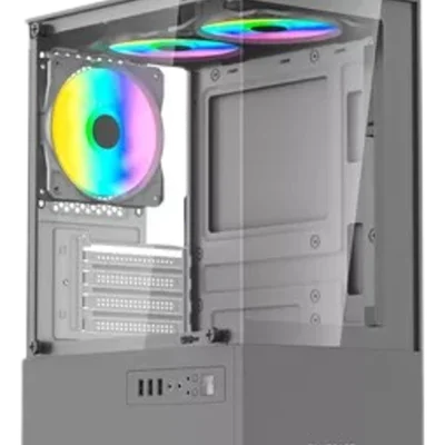 Gabinete Gamer Bg-054 Hit Cinza S/ Fans - Bluecase