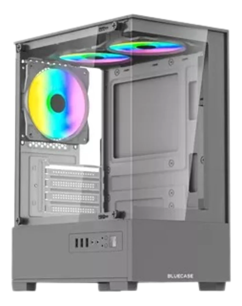 Gabinete Gamer Bg-054 Hit Cinza S/ Fans - Bluecase