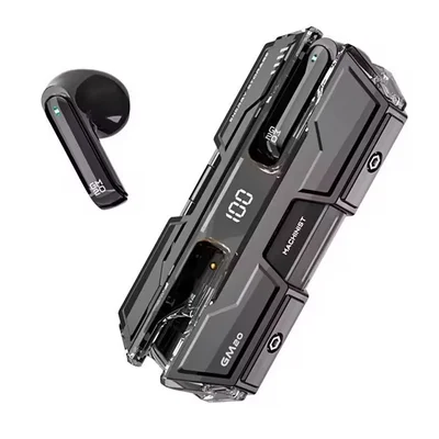 Fone De Ouvido Gamer Bluetooth Tws Sem Fio Mbfit Nave Gb3119 Cor:preto.