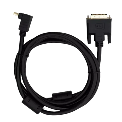 Cabo Adaptador HDMI X Dvi Vídeo Full Hd Projetor Preto 1,8 Metros