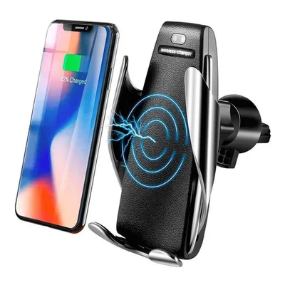 Carregador E Suporte Veicular Sem Fio Sensor