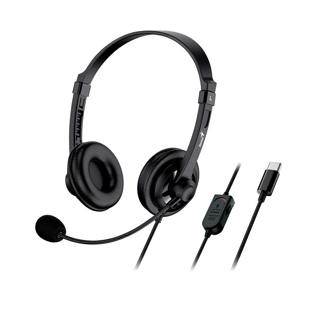 Imagem 3 de 3 do produto Fone De Ouvido Mic Genius Hs-230u Usb-c.