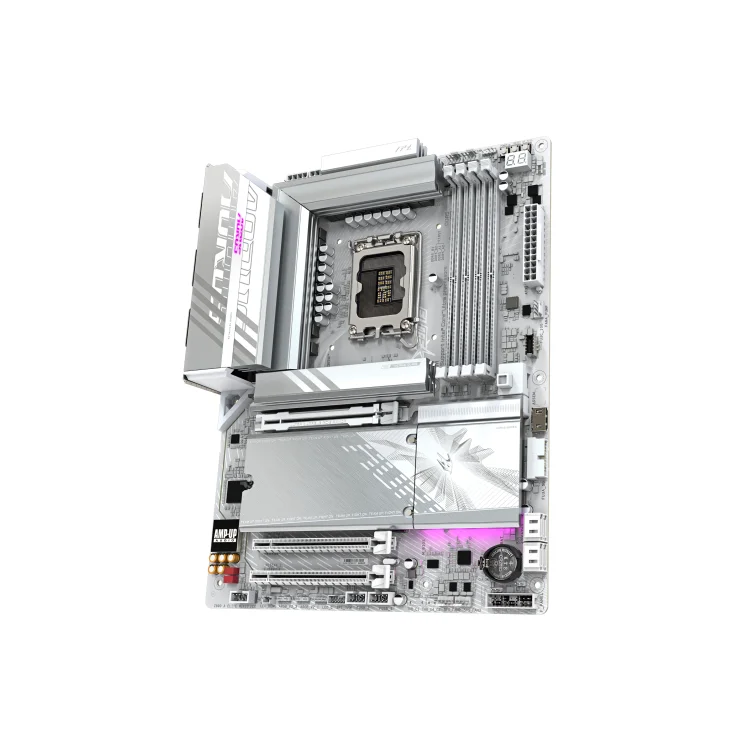 Placa Mãe Gigabyte Z890 Aorus Elite Wifi7 Ice, Intel LGA  1851, Atx, Wf/blt, Ddr5 - Z890 A Elite Wf7 Ice 7