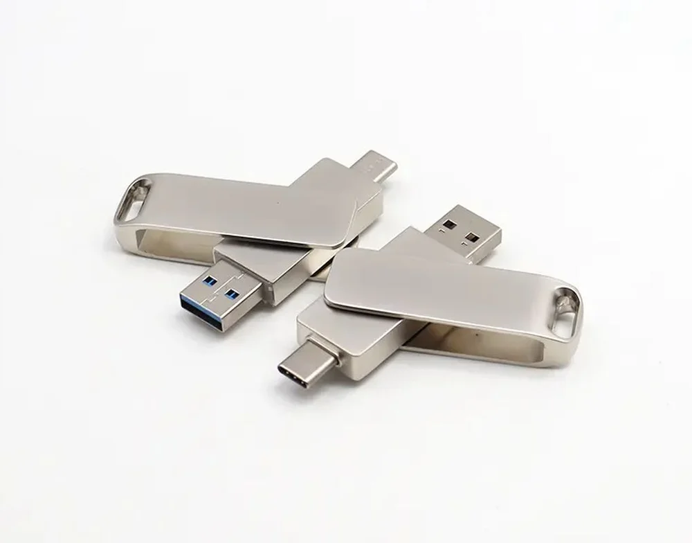 Imagem 2 de 4 do produto Pen Drive Duplo Usb 3.0 E Type-c 32gb Tomate Mpd-c032 Rapido.