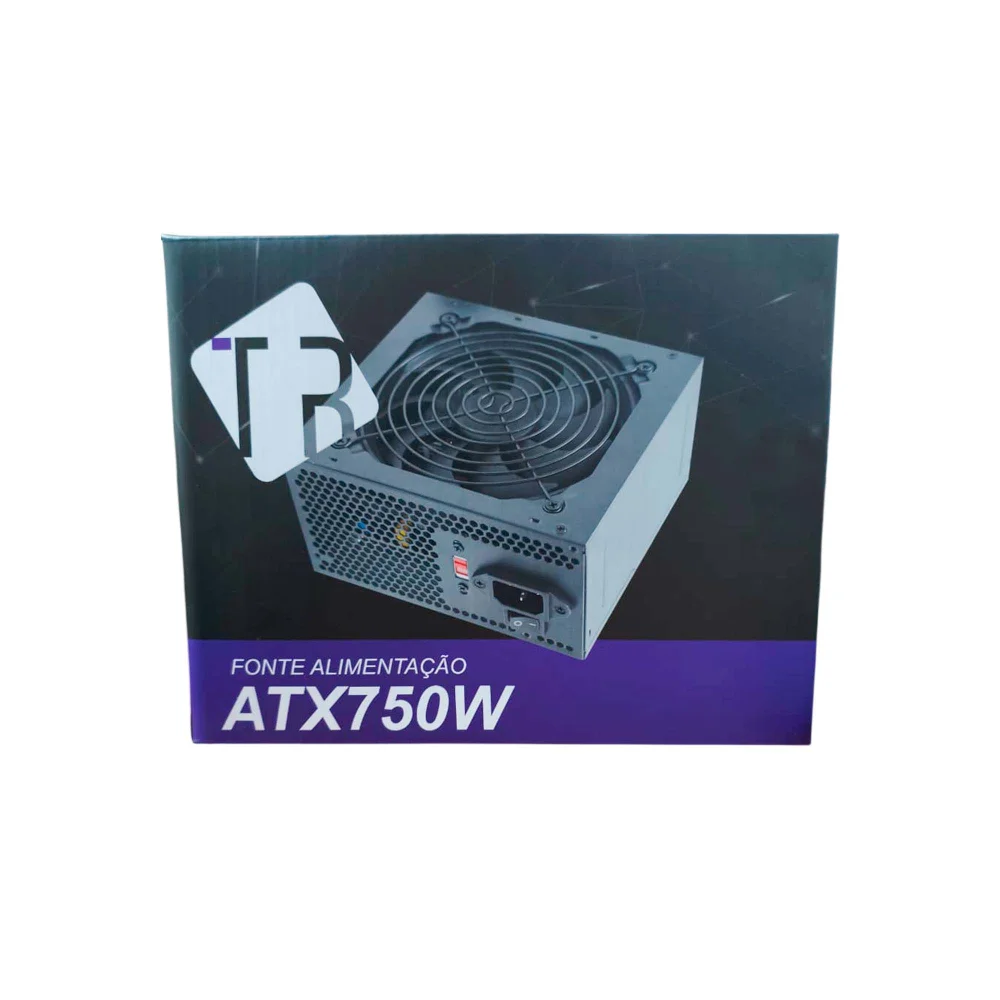 Imagem 4 de 5 do produto Fonte Atx 750w Tronos Trs/7400-b 24 Pinos Box