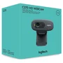 Webcam Logitech C270 HD, 720p, Microfone Integrado, USB 2.0 com 3MP - Cinza/Preta