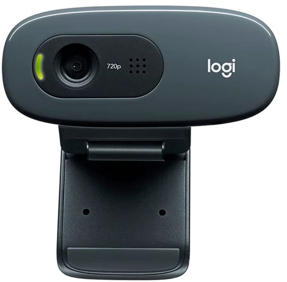 Webcam Logitech C270 HD, 720p, Microfone Integrado, USB 2.0 com 3MP - Cinza/Preta Webcam Logitech C270 HD, 720p, Microfone Integrado, USB 2.0 com 3MP - Cinza/Preta