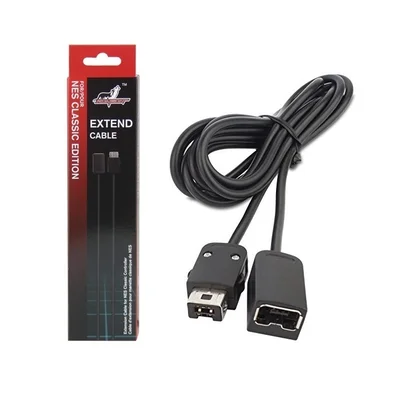 Cabo Extensor Controle Nintendo Nintendinho Nes Classic 1,8m