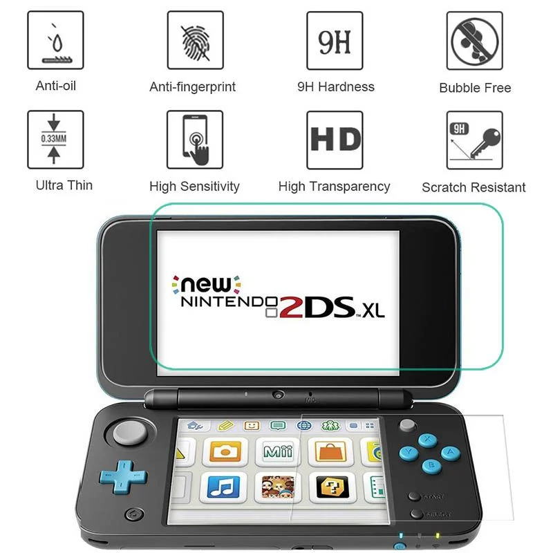 Imagem 3 de 5 do produto Película Protetora Glass Pro+ Para Nintendo New 2ds Xl/ll
