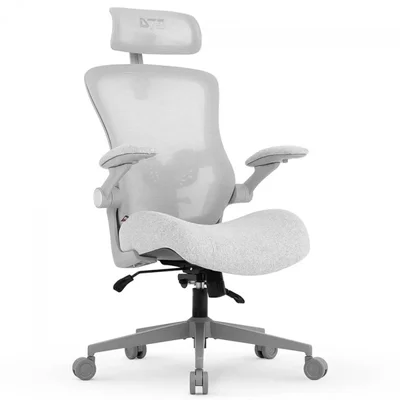 Cadeira De Escritório Dt3 Vita Super H, Ajustável, Ergonômica, Mesh, Cinza, 14392-9