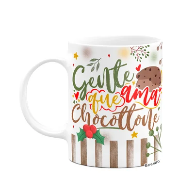 Caneca De Natal - Gente Que Ama Chocottone.