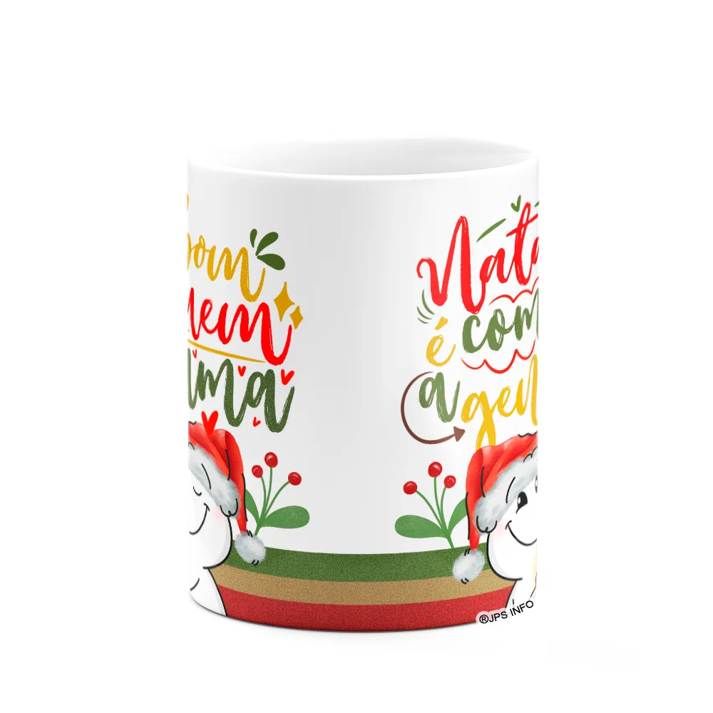 Imagem 2 de 3 do produto Caneca Funny Natal - Natal Bom É Com Quem A Gente Ama