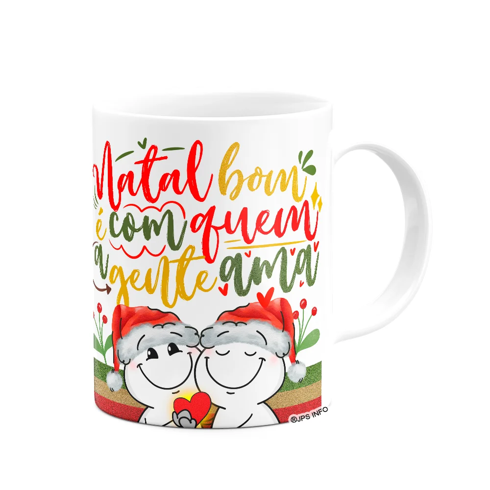 Imagem 3 de 3 do produto Caneca Funny Natal - Natal Bom É Com Quem A Gente Ama
