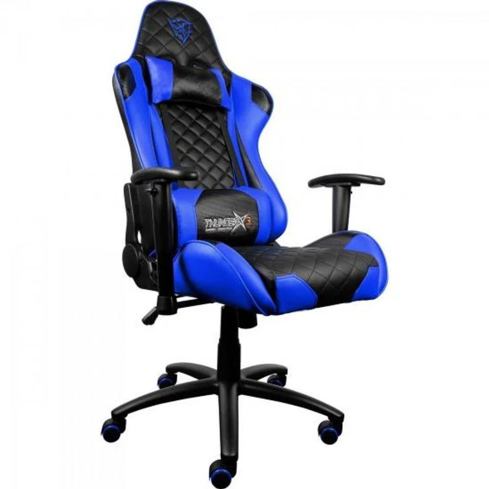 Cadeira Gamer Tgc12 Preta/azul Thunderx3 Cadeira Gamer Tgc12 Preta/azul Thunderx3
