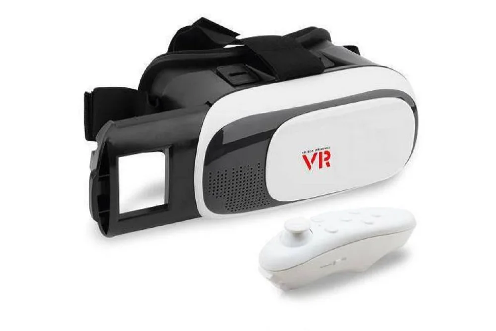 Imagem 2 de 3 do produto Óculos 3d Vr Virtual Box 2.0 Celular Smartphone Com Controle.