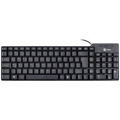 Teclado Compacto Usb Dynamic Abnt2 1.8m Preto - Dt150
