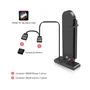 Suporte Para Placa De Vídeo (GPU) GH3 PRO, Coolmoon, Ajuste Vertical, Preto, ARGB 5v, Com Visor de Temperatura e LED Infinito