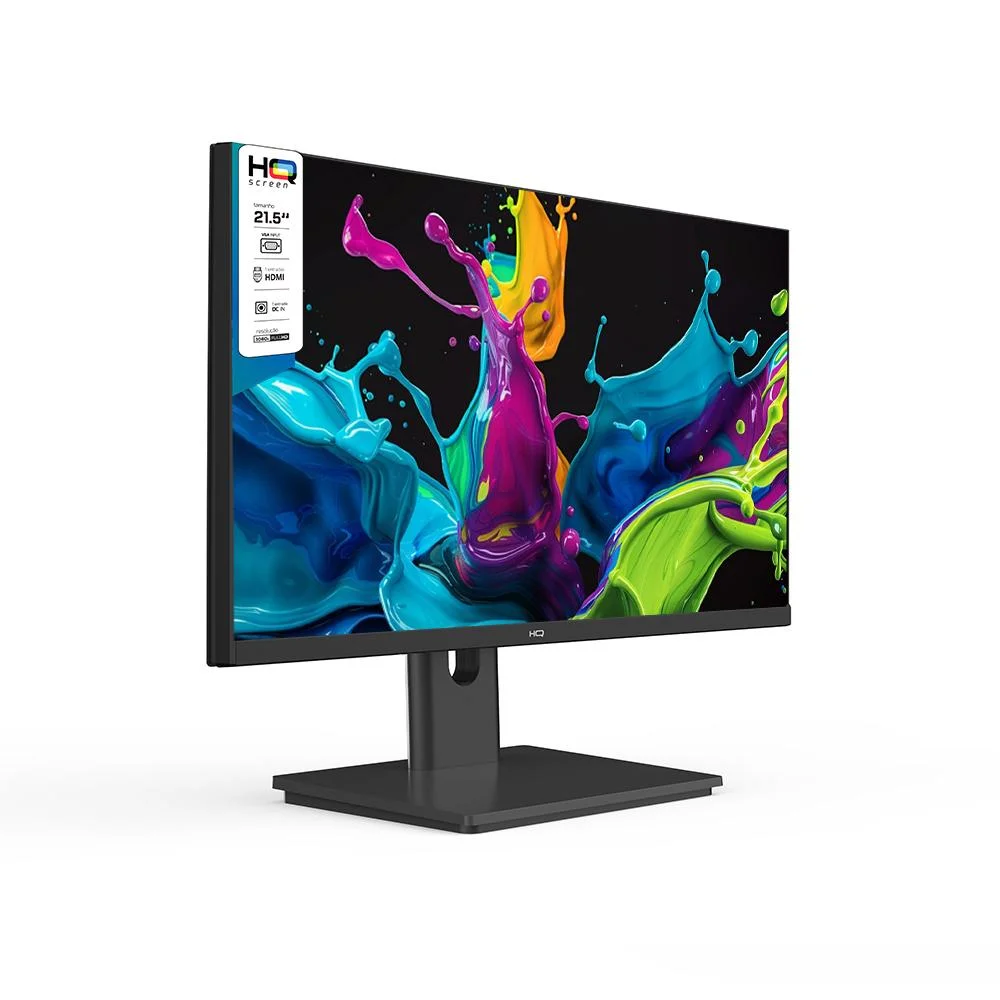 Imagem 2 de 5 do produto Monitor 21.5" Hq LED, Widescreen, 75hz, 5ms, Fullhd+ 1920x1080, HDMI, Vga, Vesa, Ajuste De Inclinação - M215hq