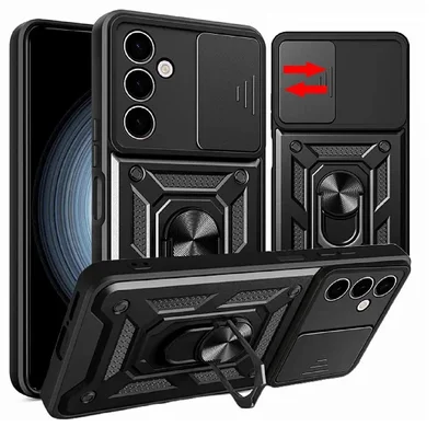 Capa Capinha Armadura P/ Samsung Galaxy A24 A25 Proteção Para Camera Suporte Anel 360