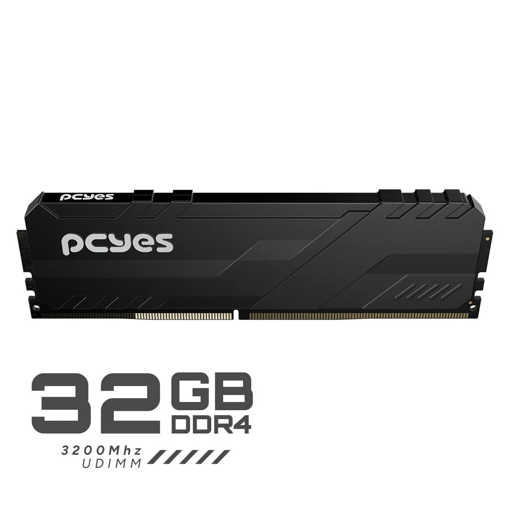 Imagem 4 de 5 do produto Memoria Gamer PCyes Udimm 32gb Ddr4 3200mhz Black