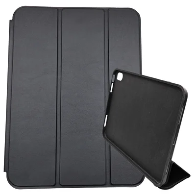 Capa Capinha Compatível Com Apple Tablet Ipad 10 Geração 2022 Tela 10.9 Ascend Trifold Aveludada Cor:preto