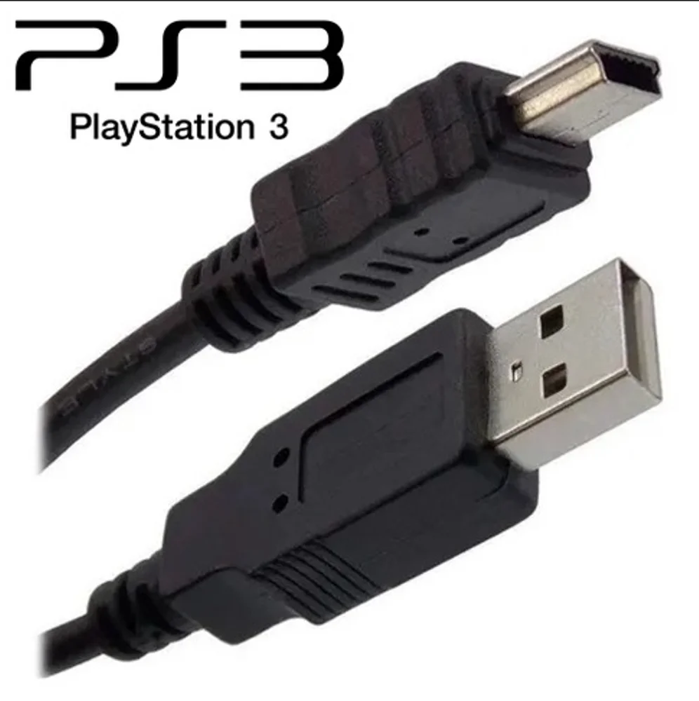 Imagem 2 de 4 do produto Cabo Carregador V3 Usb Para Controle De Playstation 3