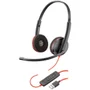Headset HP, Com Microfone Stereo, USB-a Poly Blackwire, Preto - C3220
