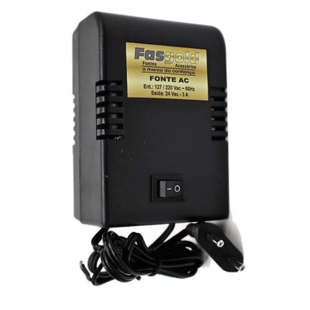 Imagem 3 de 3 do produto Fonte 24v 3a Ac Bivolt Para Speed Dome Filtro Psi Proteção
