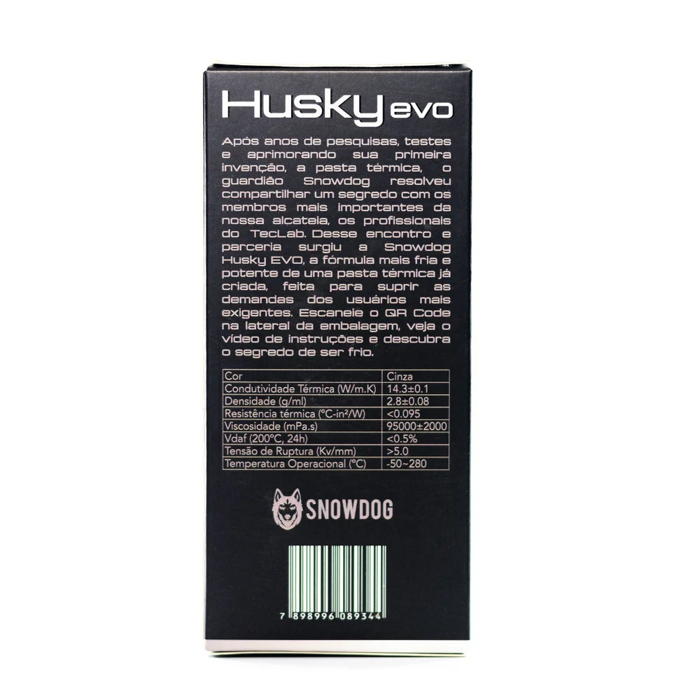 Pasta Térmica Overclock Gaming Snowdog Husky Evo 2g 7