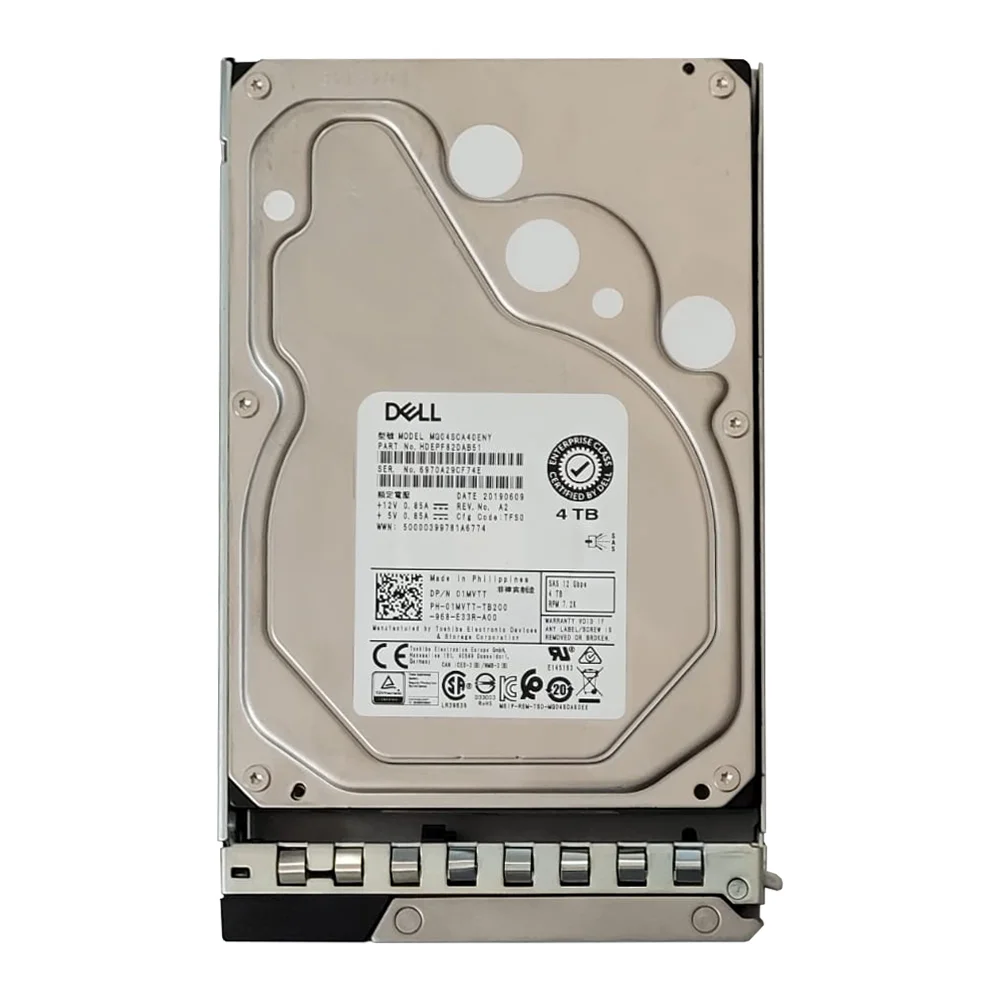 Hd 4TB Sas 128mb 7200rpm Exos 7e8 Dell C/ Gaveta Y796f Hdepf82dab51 Toshiba