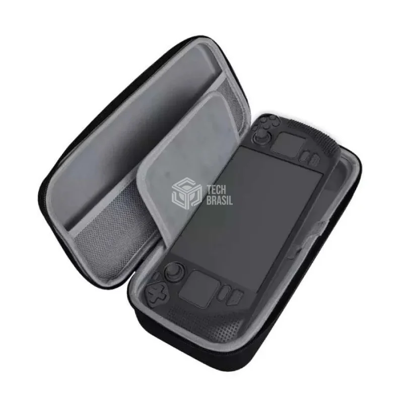 Imagem 3 de 5 do produto Case Bag Bolsa Estojo De Viagem E Proteção Para Steam Deck Preta