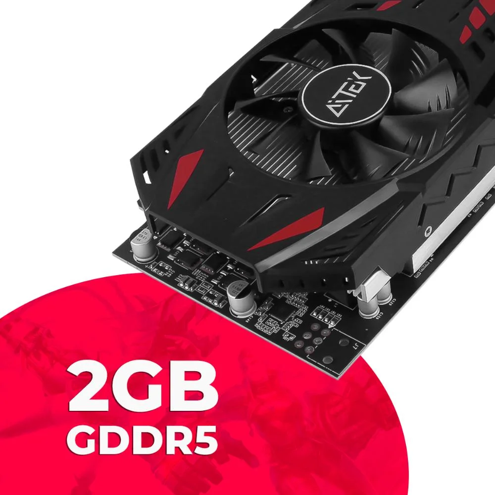 Imagem 4 de 5 do produto Placa De Vídeo GDDR5 2gb PCle 2.0 128bit 625mhz