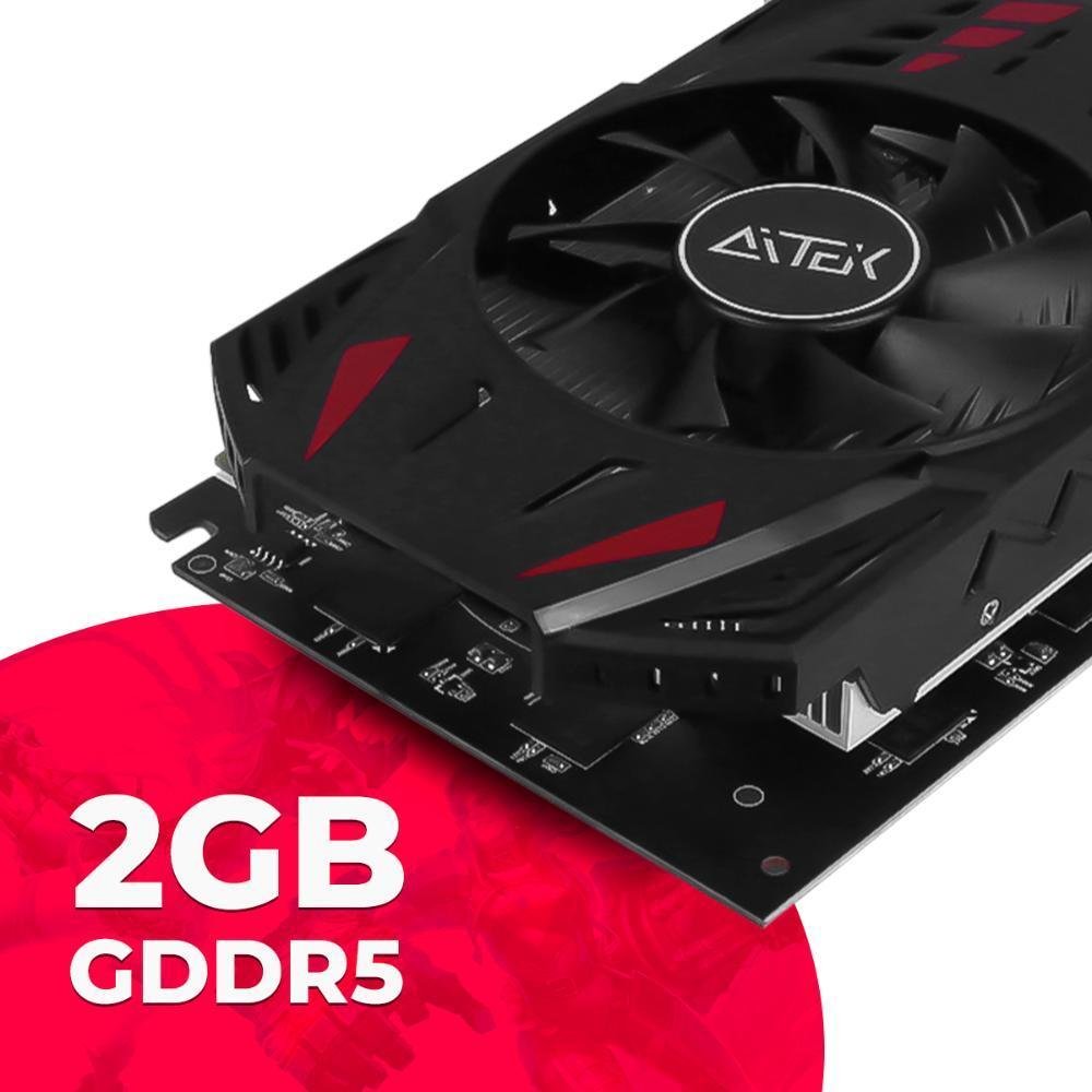 Placa De Vídeo GDDR5 2gb 128bit PCle 3.0 6