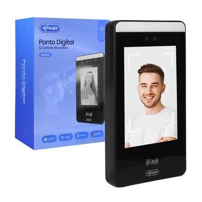 Ponto Digital E Controle De Acesso Com Biometria Tela Touch