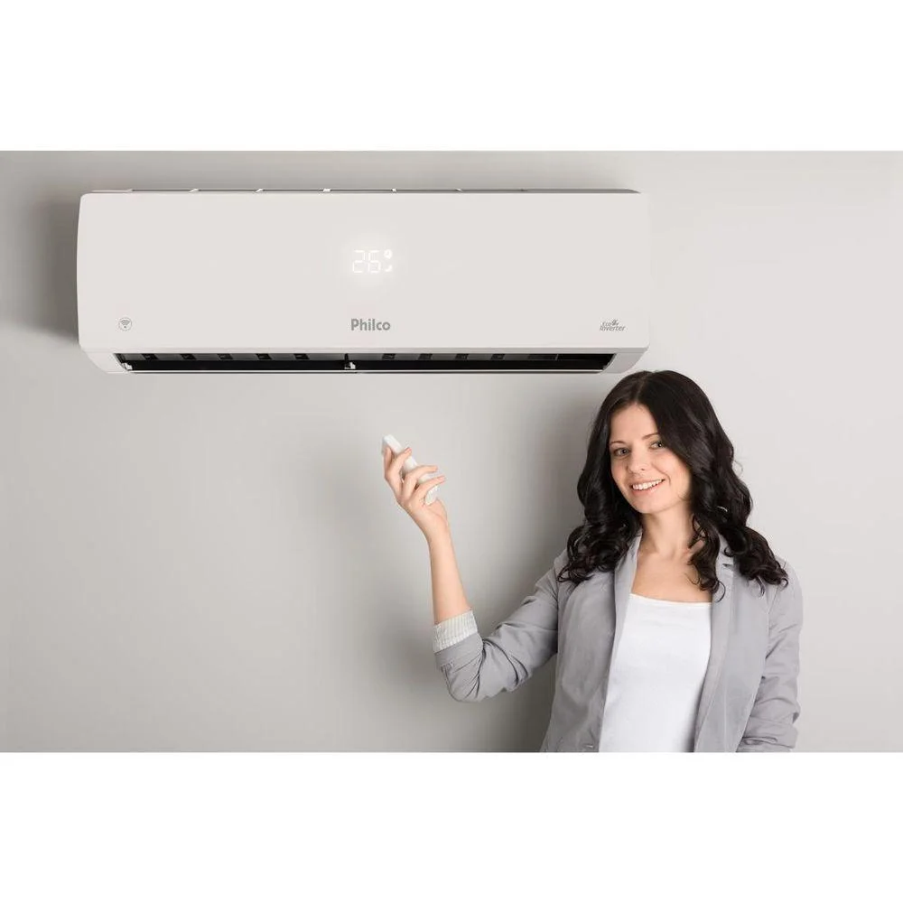 Ar Condicionado Split Hi Wall Inverter Philco 30000 BTUs, 220v, Quente E Frio, Eco M15 Ar Condicionado Split Hi Wall Inverter Philco 30000 BTUs, 220v, Quente E Frio, Eco M15
