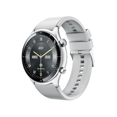 Smartwatch Qcy Active Gt Bluetooth Chamada 3atm Relógio Inteligente À Prova D'água - Prata