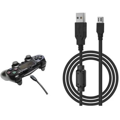 Cabo Carregador V8 Usb Para Controle De Playstation 4 e Xbox One