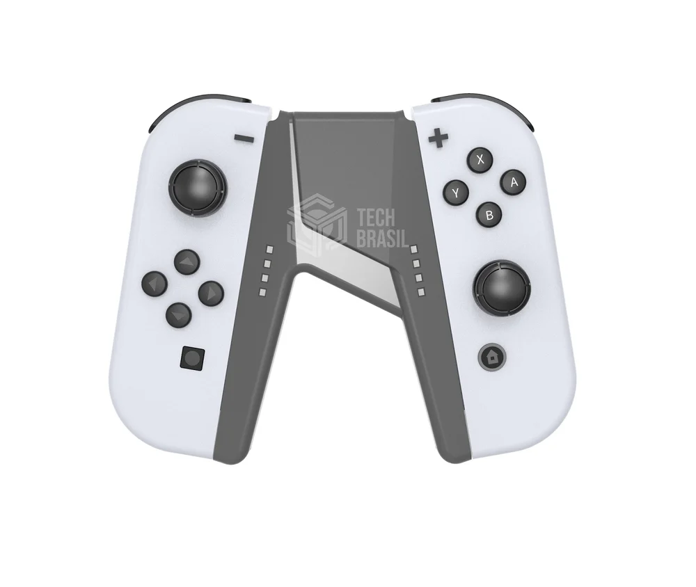Imagem 2 de 4 do produto Grip Suporte Carregador Para Joy-con Nintendo Switch/oLED Preto