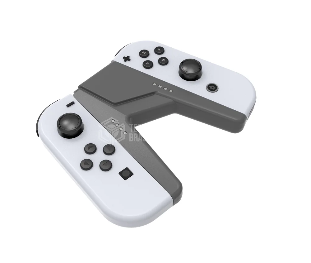 Imagem 4 de 4 do produto Grip Suporte Carregador Para Joy-con Nintendo Switch/oLED Preto
