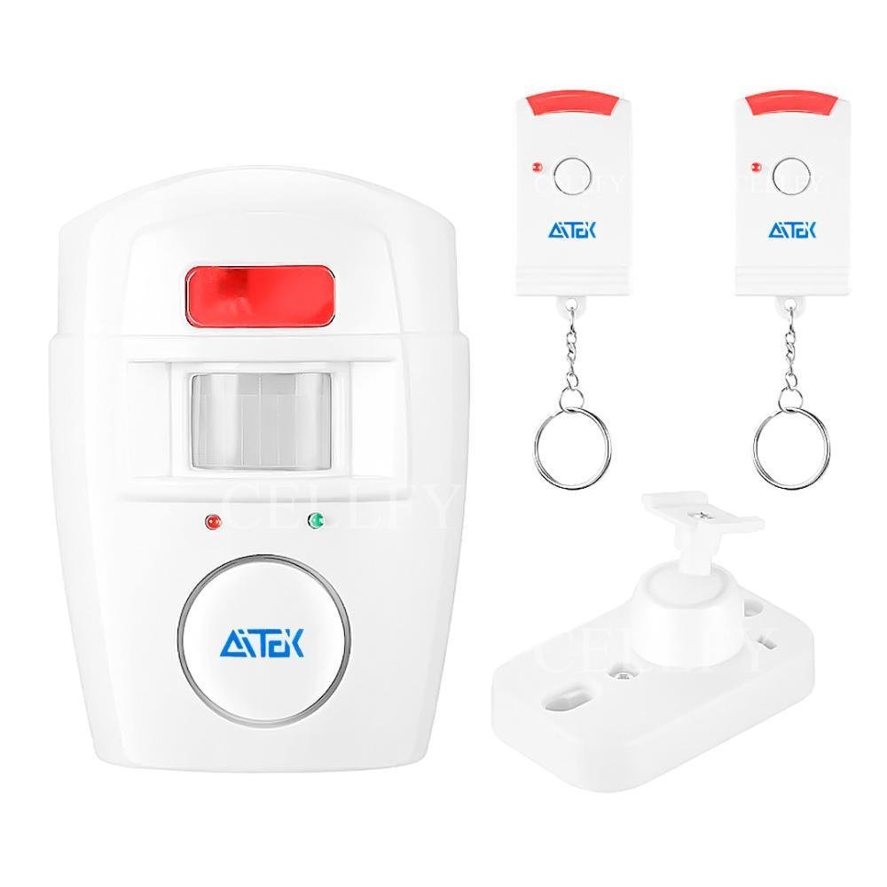 Imagem 2 de 4 do produto Sensor Presença Movimento Sirene Alarme Infravermelho S/fio