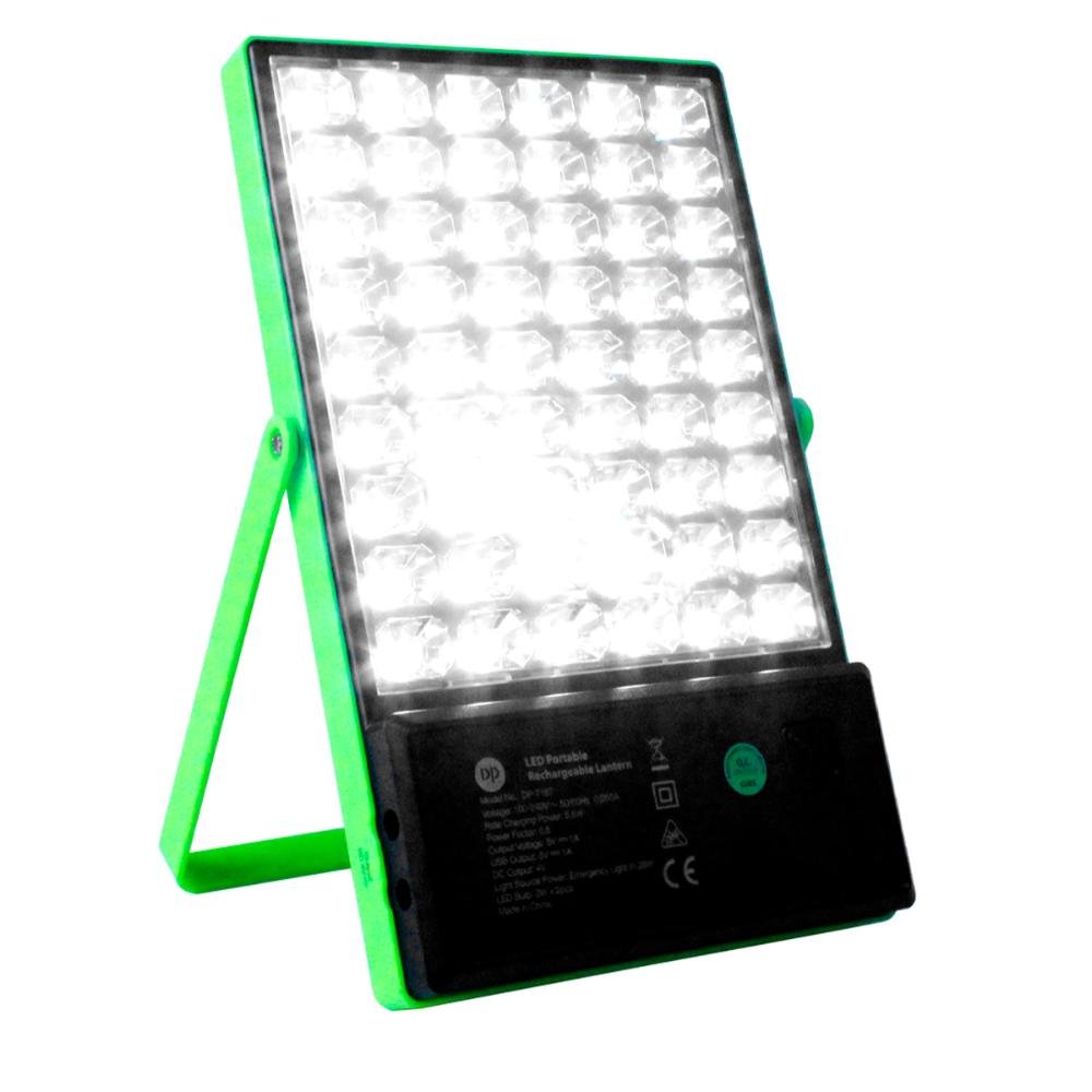 Painel Luz Solar Lâmpadas 28w 4000mah Power Bank 5v 1a Usb