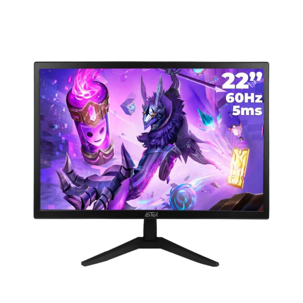 Monitor Gaming LED 22" Full Hd 60hz 5ms 170°