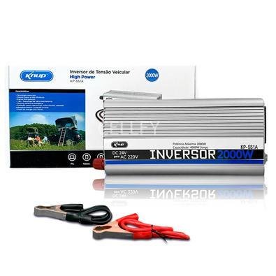 Inversor Energia Veicular Automático 2000w Senoidal 24v 220v