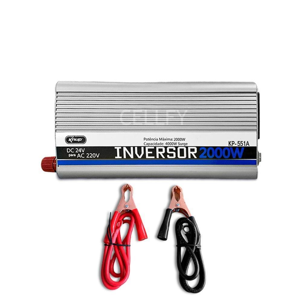 Imagem 3 de 3 do produto Inversor Energia Veicular Automático 2000w Senoidal 24v 220v