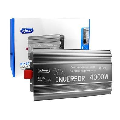 Inversor De Tensão 4000w Onda Senoidal 12v 110v Sine Wave