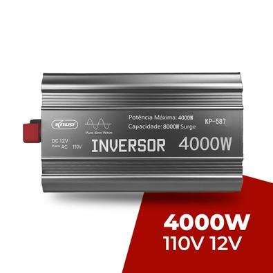 Inversor De Tensão 4000w Onda Senoidal 12v 110v Sine Wave — foto 5