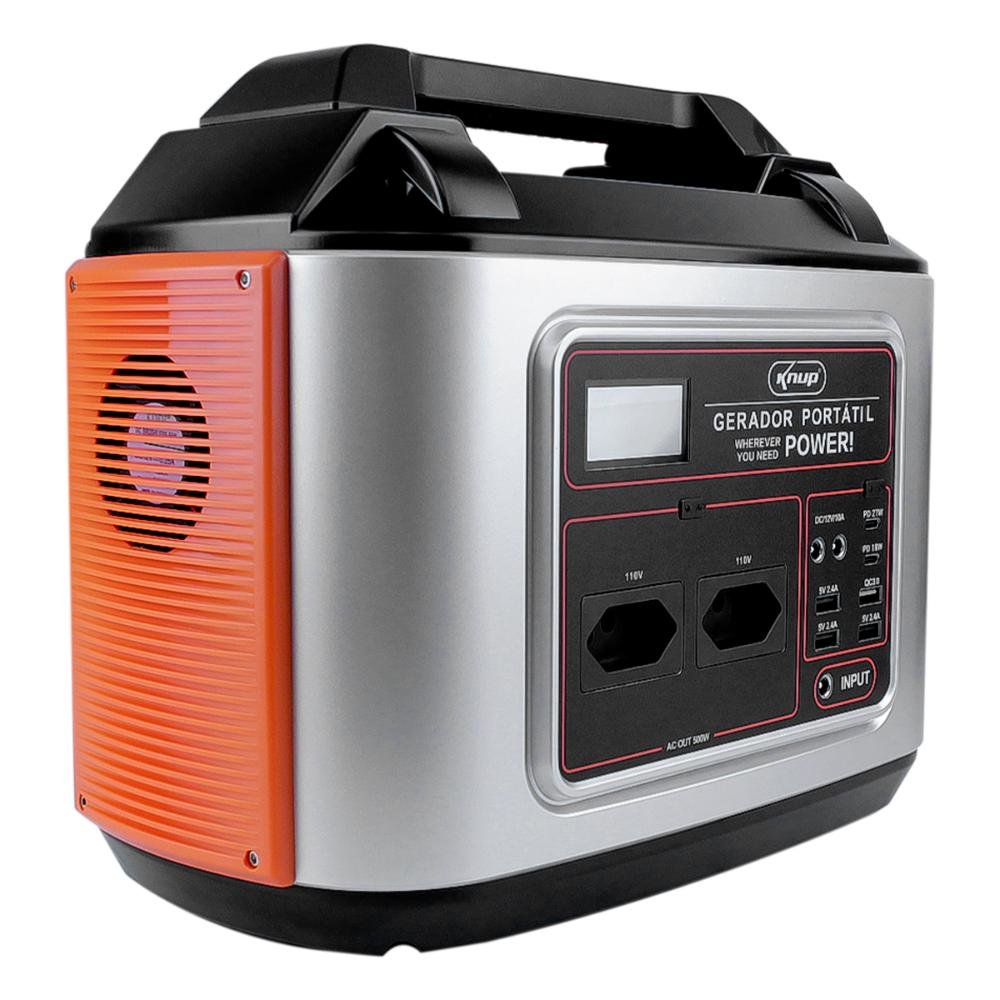 Gerador Fonte Alimentação 500w Bateria Lítio Onda Senoidal - 110v