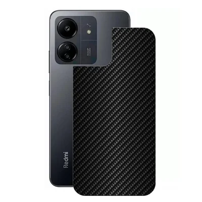 Película Para Xiaomi Redmi Note 12s - Traseira De Fibra De Carbono Preta - Gshield.